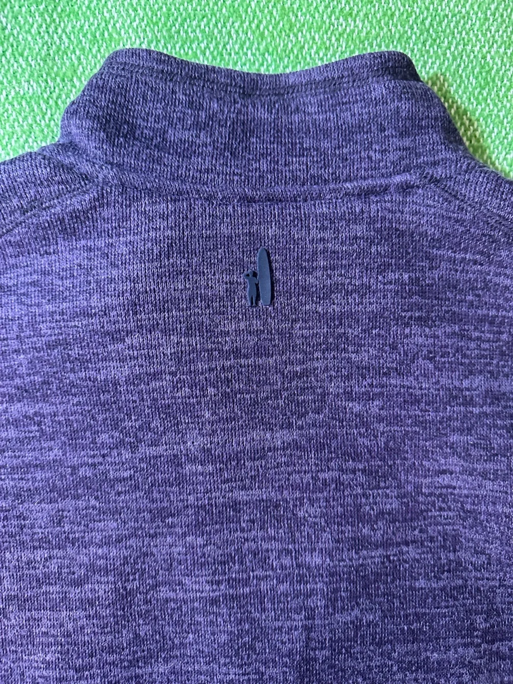Johnnie-O Men’s Purple Full-Zip Fleece Vest